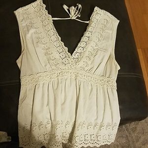 American Eagle peasant top